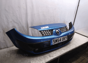 Zderzak przód przedni do renault megane scenic 2 ii TEI45 niebieski halogeny 2
