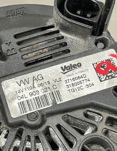 Alternator vw skoda seat audi 04L903021C org fv 3