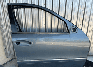 MERCEDES E 211 drzwi prawe przednie przód srebrne szyba zamek klamka avantgarde 7