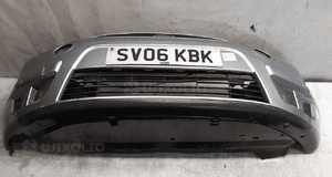 Zderzak przód przedni do ford s-max smax halogeny 76 srebrna pdc czujniki 1