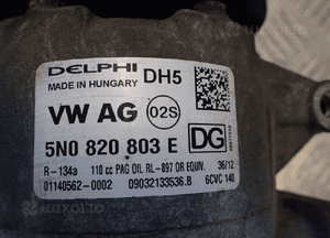VW SKODA SEAT SPRĘŻARKA KLIMATYZACJI 5N0820803E RADOM 3