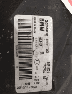 BMW 3 90 / E91 LCI Lampa przednia H7 R - 14869 9