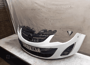 Zderzak przód przedni opel corsa d lift fl biały Y474 2