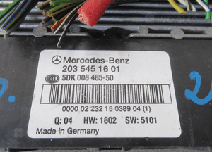 SKRZYNKA MODUŁ STEROWNIK SAM MERCEDES C-KLASA W203 2035451601 5
