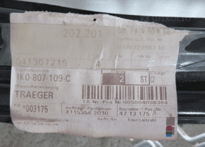 Belka zderzaka przód przednia vw golf v 5 1K0 2003- 7