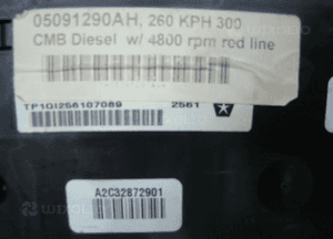 Licznik zegar Lancia Thema 05091290AH 3