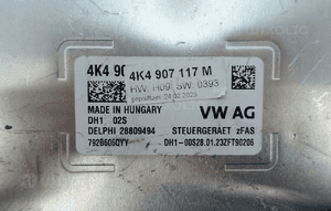 AUDI MODUŁ STEROWNIK KAMERY PRZETWARZANIA OBRAZU 4K4907117M 4