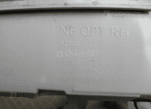 Hyundai ioniq 5 lampa led drl przód prawy 92109-GI 7