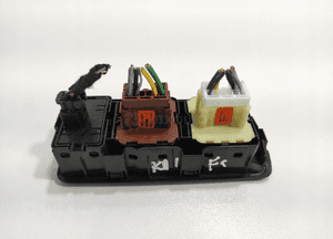 Panel przełącznik szyb lewy przód renault kangoo iii 254117873R 254111342R 3
