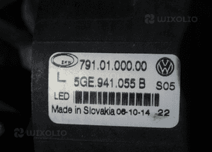 Światło jazdy led lewy vw golf vii 7 gte 5GE 2014- 7