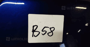 ^ ZDERZAK TYŁ TYLNY DO HONDA JAZZ  B90P NIEBIESKI 2
