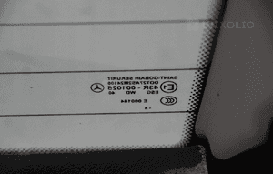 Szyba tylna siłowniki kpl dachu mercedes sl R230 9