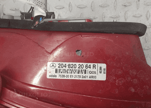 Mercedes W204  c klasa sedan 2010 rok lampa prawa 2048202064 bardzo ładna ledy sprawne 6