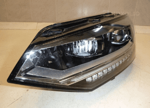 Volkswagen touran 3 iii lampa reflektor lewy przód przednia 8 pin full led oryginał 4