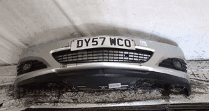 Zderzak przód przedni do opel astra h 3 iii gtc Z157 srebrny halogeny 1