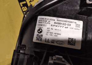 BMW 7 G11 G12 Lampa przednia LASER Lewa 12725 15