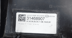 Volvo S90 V90 full led lampa prawy przód 2016- 31468907 8