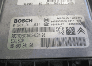 STEROWNIK SILNIKA PEUGEOT 307 1.6 HDI 9660324180 2