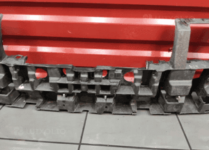 Jeep grand cherokee iii wk wh absorber ślizg zderzaka tył oryginał 4