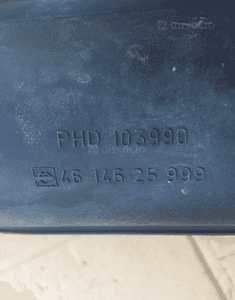 Przewód kanał powietrza PHD103990 z przepływomierzem LAND ROVER DEFENDER 2.5 TD5 2