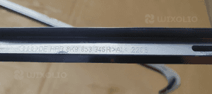 Listwa szyby błotnika prawy tył chrom Audi A4 B8 Kombi 8K9953346 6