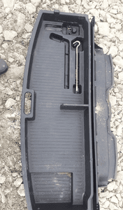 Mazda 5 05-10 wypełnienia bagażnika schowek półka 1