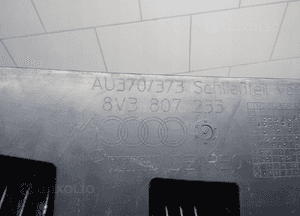 Audi A3 S3 8V Osłona hokej płyta pod zderzak przedni przód 8V3807233 6