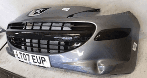 Zderzak przód przedni do peugeot 207 ezwd szary 4