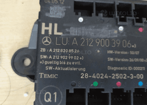 MERCEDES C 204  E 207 E 212 ML GL 164 moduł moduły drzwi zamka RÓŻNE NUMERY 11