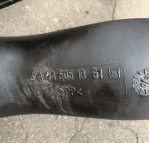 MERCEDES gl ml 164 rura łapacz dolot powietrza om642 350 cdi 5
