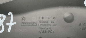Daszek osłona obudowa licznika zegarów BMW I E87 7059177 6