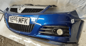 Zderzak przód przedni opel vectra c lift fl Z21B granat granatowy halogeny 3