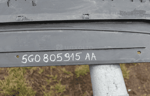 Spoiler zderzaka przedniego vw golf vii 5G0805915AA 2015 11