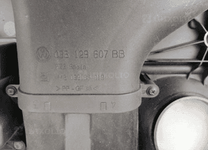 Osłona pokrywa silnika Skoda Fabia I 1.4 036129607BB 3