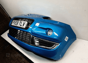 Zderzak przód przedni citroen C3 picasso kgwc niebieski błękitny halogeny 3