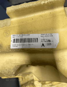 BMW F21 3 DRZWI WYKŁADZINA PODŁOGA TYŁ 7279755 9