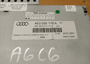 Zmieniarka CD Audi A6 C6 4E0035110A 4E09105110A 4