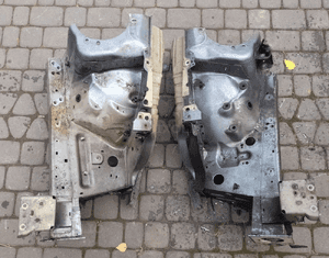 Citroen C5 III X7 podłużnica ćwiartka przód przednia  lewa 08-12 1