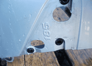 Renault clio iii 5D błotnik przedni prawy przód srebrny 185 TED64 3