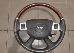 Jeep grand cherokee wk wh commander lift kierownica multi skóra drewno oryg 1