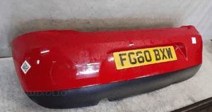 Zderzak tył tylny do volkswagen fox LP3G czerwony 4