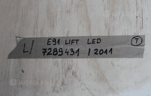 Lampa tylna lewa bmw 3 kombi E91 lci led eu 7289431 2009 12