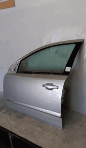 Drzwi przód przednie lewe do opel astra h 3 iii 5D 5 drzwi Z157 srebrne 2