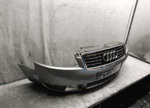 Zderzak przód przedni do audi A4 B6 cabrio LY7W srebrny halogeny 3