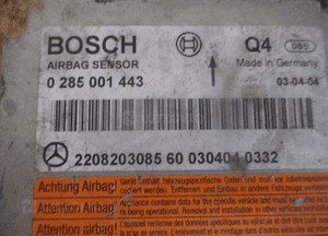 MODUŁ SENSOR AIR BAG MERCEDES W215 W220 0285001443 2