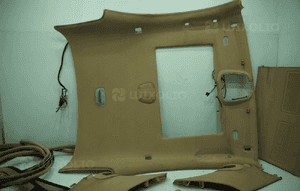 Podsufitka słupek osłona przeciwsłoneczna kpl mercedes cl W215 7
