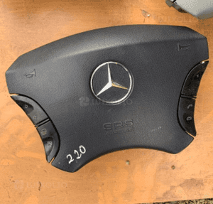MERCEDES s 220 cl 215 poduszka air bag kierowcy szara czarna klawisze 8