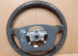 #KIEROWNICA MAZDA PREMACY 99-01r SZARA JASNA SKÓRA SKÓRZANA MULTI MULTIFUNKCJA (Lok. 256) 6