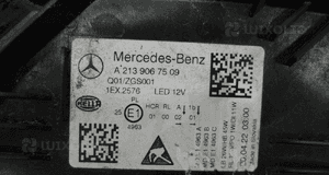 Mercedes 213 lift full led lampa przednia lewa 6