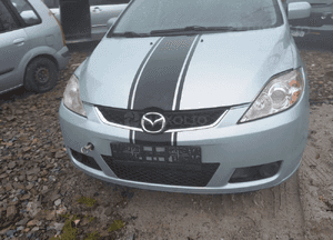 Mazda 5 CR 05-10  Maska zderzak pas atrapa Lampa w kolor 1